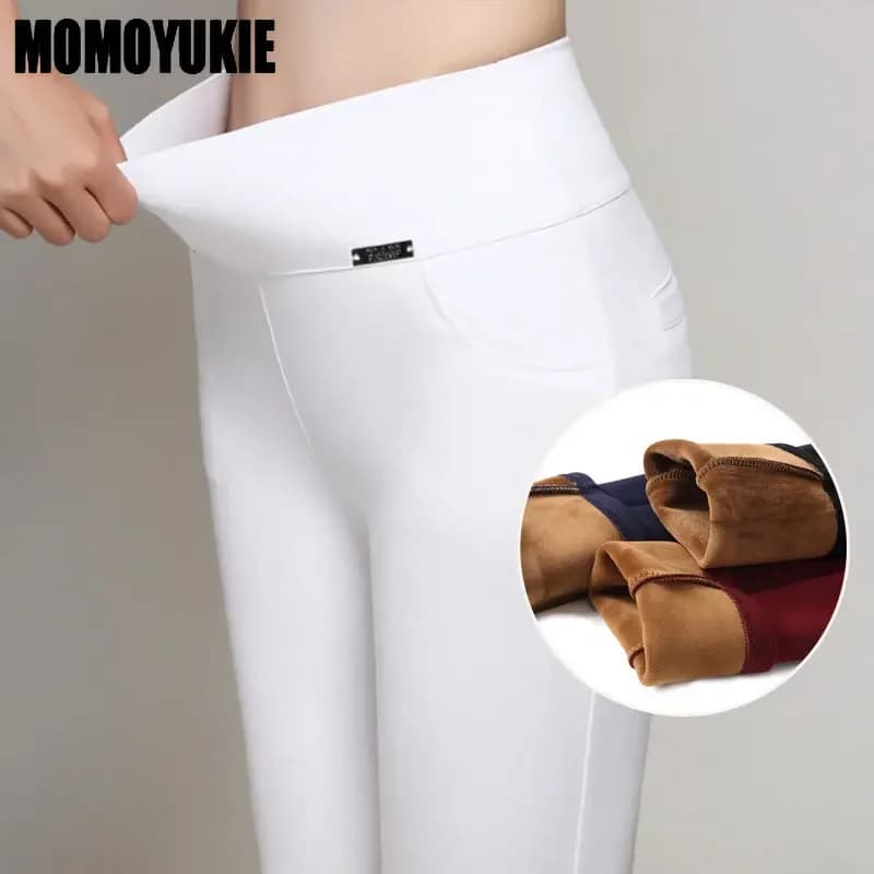 Women's Winter Warm Leggings Thick Women Pants Clothing Legging Women's Leggins High Waist Skinny Trousers New in Outerwear