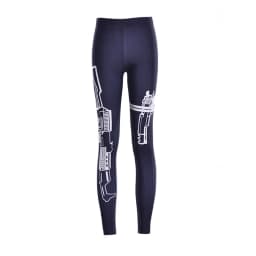 Design Black Women Galaxy Leggings Sexy Red Striped Printed Fashion Style Leggings Pants Black Milk Punk Cool Slim Leggins