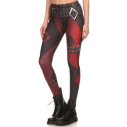 Design Black Women Galaxy Leggings Sexy Red Striped Printed Fashion Style Leggings Pants Black Milk Punk Cool Slim Leggins