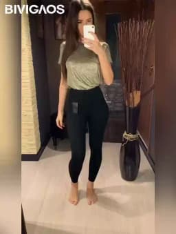 BIVIGAOS New Women Sharkskin Black Leggings Thin Workout Stretch Sexy Fitness Leggings Skinny Legs Slimming Sport Leggings