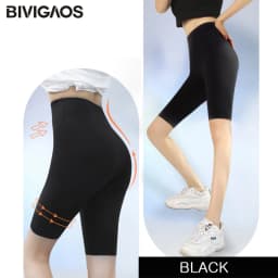 BIVIGAOS New Women Sharkskin Black Leggings Thin Workout Stretch Sexy Fitness Leggings Skinny Legs Slimming Sport Leggings