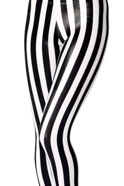 No.1 Quality Women Clothes Black Milk Black And White Striped Printing Leggings Printed Fitness Leggings For Women GL-69