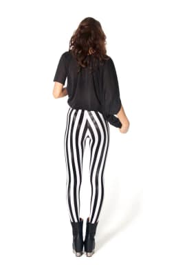 No.1 Quality Women Clothes Black Milk Black And White Striped Printing Leggings Printed Fitness Leggings For Women GL-69
