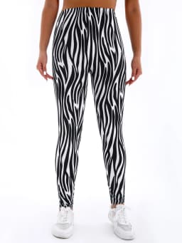 Casual Fashionable Brushed High Elasticity Sexy Tight Fitting Irregular Striped Leggings Sports Slimming Yoga Pants