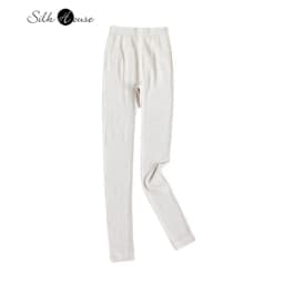 2025 Women's Fashion Autumn Winter New Silk Warm Pants High Elastic 5.4%Mulberry Silk Bottomed Pants Slim Autumn Pants