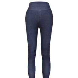 Women's Faux Denim Yoga Leggings Fitness Stretch Leggings High Waisted Fashionable Skinny Tights Gym Workout Running Pants