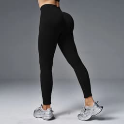 2026 Women Mid-waist Solid Sports Leggings Casual Skinny Pink Yoga Pants Female Fitness Running Long Trousers Gym Cycling Tights