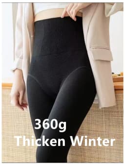 High Waist Cashmere Leggings For Women  Thermal Tights Leggings Very Thick Soft Stretchy Winter Leggin Fleece Warm