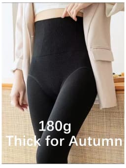 High Waist Cashmere Leggings For Women  Thermal Tights Leggings Very Thick Soft Stretchy Winter Leggin Fleece Warm