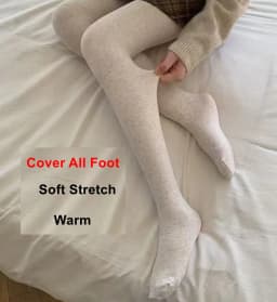 High Waist Cashmere Leggings For Women  Thermal Tights Leggings Very Thick Soft Stretchy Winter Leggin Fleece Warm