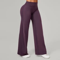 Bum Pilates Flared Yoga Pants Women High Waist Wide Leg Natural Lift Leggings Women Loose Running Push Up Sports Fitness Pants