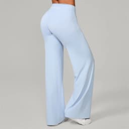 Bum Pilates Flared Yoga Pants Women High Waist Wide Leg Natural Lift Leggings Women Loose Running Push Up Sports Fitness Pants