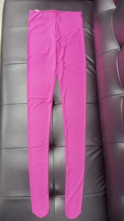 HIGH STREET Newest 2026 Designer Fashion Women's Stretchy Leggings Pants Fluorescent Hot Pink