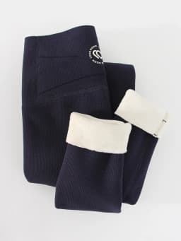 Winter Leggings Women Warm Skinny Velvet Pants High Waist Ribbed Tight Thermal Thick Fleece Pants Ladies Bottom Women Leggings