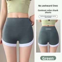 Outdoor Invisible Zipper Sharkskin Shorts Women's Thin Summer Bottoms Convenient to Wear Three-quarter Length Easy to Put on