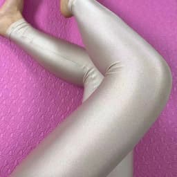 Stretch Glossy Leggings Women High Waist Smooth Fitness Gym Leggings Female Yoga Long Pants Sports Tights Woman Clothing 2023