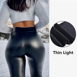 5XL Large 2022 Women Sexy Design Leggings Navy Blue Pop Multi Color Leather Pants High Waist Four Side Elastic Hip Pencil Lift