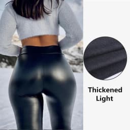 5XL Large 2022 Women Sexy Design Leggings Navy Blue Pop Multi Color Leather Pants High Waist Four Side Elastic Hip Pencil Lift