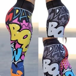 Women Digital Printing Leggings Workout Leggings High Waist Push Up Leggins Mujer Fitness Leggings Women'S Pants