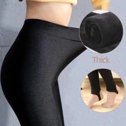 Thermal Leggings Women Winter Warm Bright High Waist Elasticity Tights Wear Out Slim Thin 9 Points Pants for Woman Sexy Legging