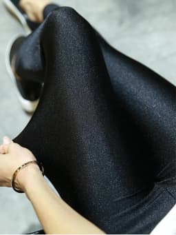 Thermal Leggings Women Winter Warm Bright High Waist Elasticity Tights Wear Out Slim Thin 9 Points Pants for Woman Sexy Legging