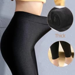 Thermal Leggings Women Winter Warm Bright High Waist Elasticity Tights Wear Out Slim Thin 9 Points Pants for Woman Sexy Legging