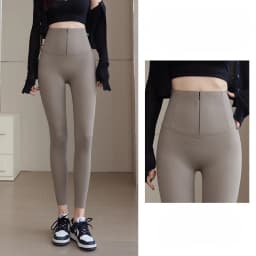 Spring New Zipper Corset Waist Shark Pants Women Slim Push Up Yoga Leggings Running Fitness Female Lady Tights Sexy Girl