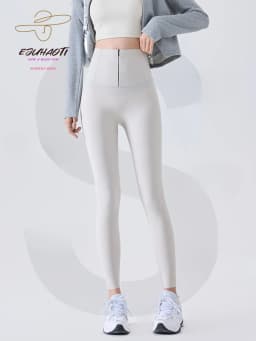 Spring New Zipper Corset Waist Shark Pants Women Slim Push Up Yoga Leggings Running Fitness Female Lady Tights Sexy Girl