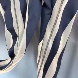 DEAT Fashion Women‘s High Waist Elastic Leggings Vertical Stripes Patchwork Gauze Trousers Female Summer 2024 New Tide WW969