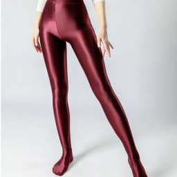 Summer Glossy Satin Leggings Sports Tights Women Pants High Waist Solid Color Slim Fit Casual Running Yoga Gym Leggings 2023