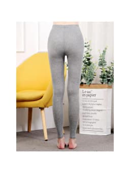 New Girl Tight Pants Modal Nine Point Leggings Women Large Size Autumn Slim Gray Trousers Outer Wear Fit Slimming Black White