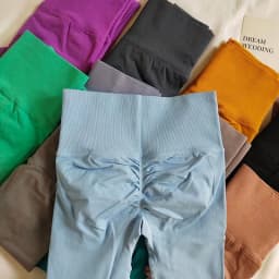 Women Sexy Booty Lifting Seamless leggings High Waist Outdoors Skinny Stretch Yoga Pants Fitness Tights Workout Sports Pants