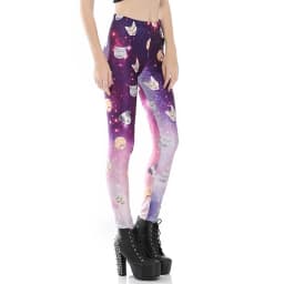 Spring Home Party Cool Women Cat Print Leggings Casual Outdoor Skinny Femme Elastic Push Up Legging