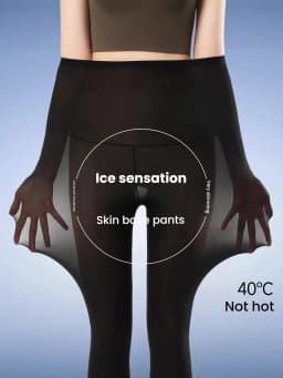 Summer Women Ultra Thin Leggings Breathable No Sweat Quick Dry High Waisted Slim Fit Ice Feeling Base Leggings Female Clothing