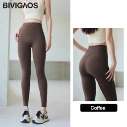 BIVIGAOS Autumn Winter High Waist Butt Lifter Shaping Fleece Sharkskin Leggings Women Seamless Tight Velvet Thick Warm Leggings