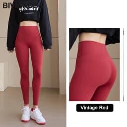 BIVIGAOS Autumn Winter High Waist Butt Lifter Shaping Fleece Sharkskin Leggings Women Seamless Tight Velvet Thick Warm Leggings