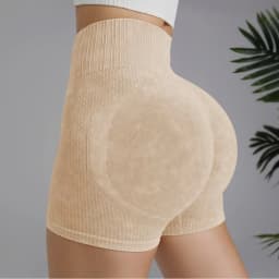 Seamless Knitted Buttock Sports New Shorts Running Yoga Fitness Pants Tight Quick Dry Training Yoga Shorts Women