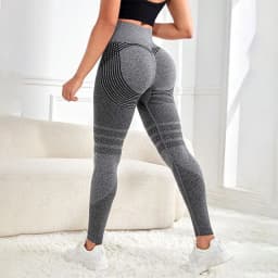Knit Seamless Leggings Women Elastic High Waist Tights Gym Trainning Running Hip Lift Quick Drying and Breathable Yoga Pants