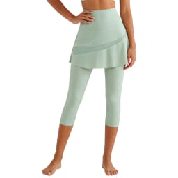 Women Yoga Tenis Skirts High Waist Fake Two Pieces Sports Leggings Quick Drying Capris Fitness Pants Athletic Running Legging