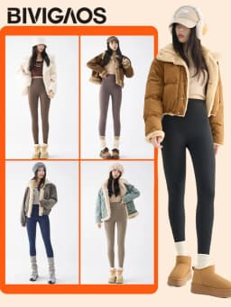 BIVIGAOS Autumn Winter Fleece Thick Shark Leggings Women's High Waist Butt Lifter Warmth Alpaca Velvet Leggings