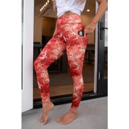 LETSFIND Fashion New Women Elastic Pockert Pants High Waist 3D Digital Printing  Milk Silk Stretch Fitness Sexy Girls Leggings