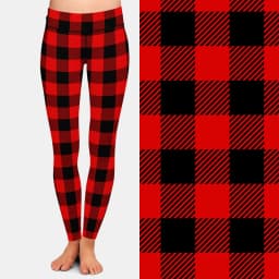 LETSFIND Hot Sale Women Leggings High Waist Sexy Women Pants 3D Plaid Print Fitness Slim Girls Stretch Leggings