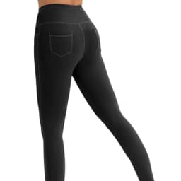 Imitation Denim Yoga Leggings with High Elasticity Slim High Waist Lifted Buttocks Sports and Fitness Fashion Leggings for Women