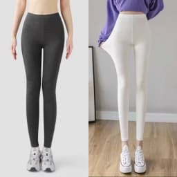 High Waist Modal Slim Fit Pants Ladies Nine Points Thin Elastic Skin-friendly Breathable Casual Tight Leggings