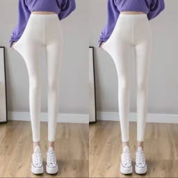 High Waist Modal Slim Fit Pants Ladies Nine Points Thin Elastic Skin-friendly Breathable Casual Tight Leggings