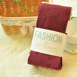 Women Thermal Knitted Footed Tights Warm Breathable Cotton Pantyhose Winter High Stretch Stockings High Quality