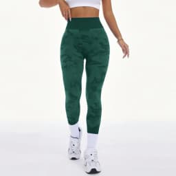 Women Camouflage Leggings Gym Fitness Athletic Workout Elastic Scrunch Leggins Yoga Pants Sports High Waist Training Tights