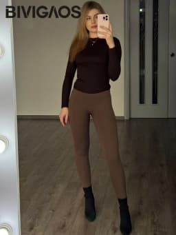 BIVIGAOS Autumn New Thin Brushed Fleece Shaping Sharkskin Leggings Women Seamless Tight Sexy Sports Yoga Fitness Leggings Spring