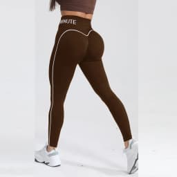 New Color-Blocking Letter Leggings Women Gym High Waist Yoga Pants Seamless Hip Lift Fitness Tights Quick Dry Workout Pants