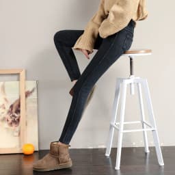 Winter Warm Leggings Women's Velvet Thick Slim Trousers Ladies Casual Elastic Waist Solid Stretch Skinny Pencil Pant White Black